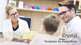  Presentation with child support family law - Beautiful PPT theme featuring test psychology - picture of child psychologist working backdrop and a  colored foreground