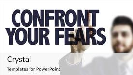  Presentation with psychology - Amazing slide set having psychology winning - business man pointing the text backdrop and a white colored foreground