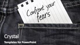  Presentation with gender and peace - Amazing PPT layouts having psychology winning - confront your fears written backdrop and a dark gray colored foreground