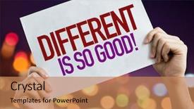  Presentation with winning - Slides enhanced with psychology winning - different is so good placard background and a  colored foreground