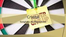  Presentation with give - Presentation design featuring psychology winning - never give up background and a blonde colored foreground