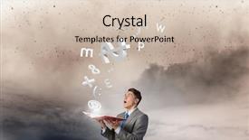  Presentation with psycology - Audience pleasing theme consisting of psycology - book to broaden your mind backdrop and a soft green colored foreground