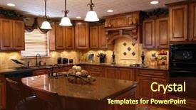  Presentation with kitchen design - Amazing slide deck having pub design - beautiful interior of a custom backdrop and a tawny brown colored foreground