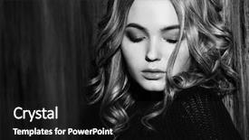  Presentation with teen girl - Audience pleasing theme consisting of puberty - casual teen girl standing backdrop and a black colored foreground