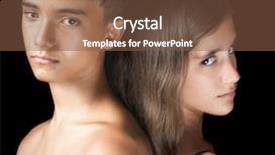  Presentation with puberty - Theme consisting of puberty - teenage couple sad and angry background and a tawny brown colored foreground