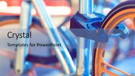  Presentation with sharing - Audience pleasing PPT layouts consisting of public bike sharing system tianjin backdrop and a teal colored foreground