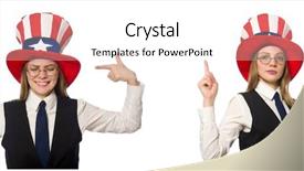  Presentation with american colinization in the philipphines - Colorful PPT layouts enhanced with public debt - collage with woman and american backdrop and a white colored foreground