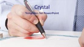  Presentation with notary - PPT theme having the corner on dirt background and a tawny brown colored foreground.