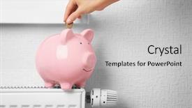  Presentation with mobile money gratuit - Amazing PPT theme having public debt - woman hand putting money backdrop and a light gray colored foreground