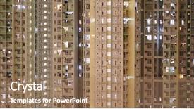  Presentation with facade - Slide set enhanced with public house building facade background and a  colored foreground