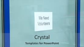  Presentation with paper - Presentation enhanced with public outreach - sheet of paper with text background and a light blue colored foreground