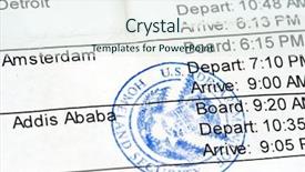  Presentation with homeland security - Slides having public seal of homeland security background and a  colored foreground