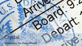  Presentation with homeland security - Slides consisting of public seal of homeland security background and a light blue colored foreground