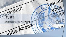  Presentation with homeland security - Amazing presentation having public seal of homeland security backdrop and a light blue colored foreground