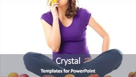  Presentation with children and healthy eating - Colorful slide deck enhanced with success or failing for free backdrop and a  colored foreground.