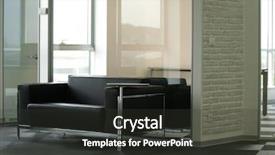  Presentation with public - Colorful presentation enhanced with public space - interior of a waiting room backdrop and a dark gray colored foreground