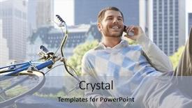  Presentation with bicycle - Cool new slide deck with two young women showing thumbs up isolated over a white background backdrop and a gray colored foreground