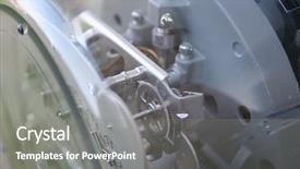  Presentation with electric meter - Presentation theme consisting of public utilities - shot of the inside background and a gray colored foreground