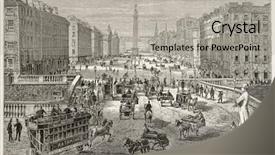  Presentation with dublin - PPT theme with symbolize the heat of summer background and a tawny brown colored foreground