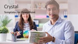  Presentation with order - Colorful PPT theme enhanced with publishing - pulisher discussing book order backdrop and a  colored foreground