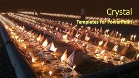  Presentation with food festival - Beautiful PPT theme featuring puchong-malaysia-august-27-prayer backdrop and a tawny brown colored foreground