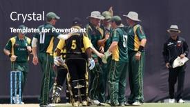  Presentation with cricket - Audience pleasing PPT theme consisting of puchong-malaysia-sept-24-guernsey backdrop and a dark gray colored foreground