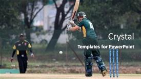  Presentation with cricket - Beautiful PPT theme featuring puchong-malaysia-sept-24-guernsey backdrop and a ocean colored foreground