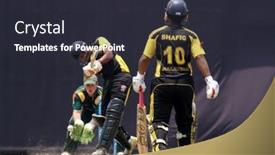  Presentation with cricket - Beautiful PPT theme featuring puchong-malaysia-sept-24-malaysia backdrop and a dark gray colored foreground