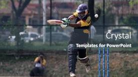  Presentation with cricket - Beautiful PPT theme featuring puchong-malaysia-sept-24-rakesh backdrop and a ocean colored foreground