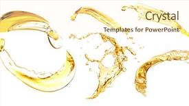  Presentation with wine beer - Cool new slides with puddle - set of beer or wine backdrop and a cream colored foreground