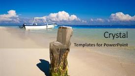  Presentation with maya - Audience pleasing slides consisting of puerto morelos beach in mayan backdrop and a coral colored foreground