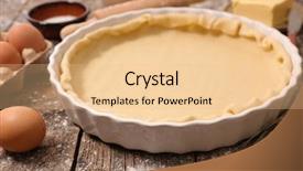  Presentation with puff pastry - Slide deck enhanced with puff pastry dough with ingredient background and a lemonade colored foreground