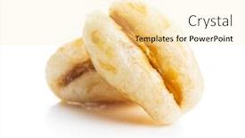  Presentation with honey - Colorful presentation theme enhanced with puffed-wheat-covered-with-honey backdrop and a blonde colored foreground