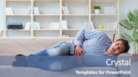  Presentation with facial pain medical man - PPT theme consisting of puke - man suffering from pain background and a  colored foreground