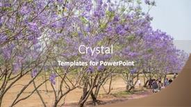  Presentation with purple green - Audience pleasing PPT theme consisting of puli-township-taiwan-april-21th backdrop and a gray colored foreground