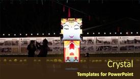  Presentation with dedication - Audience pleasing PPT theme consisting of puli-township-taiwan-december-02 backdrop and a tawny brown colored foreground