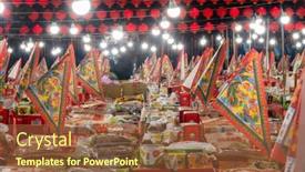  Presentation with dedication - Slides featuring puli-township-taiwan-december-6th background and a tawny brown colored foreground