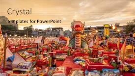  Presentation with dedication - PPT theme enhanced with puli-township-taiwan-december-6th background and a lemonade colored foreground