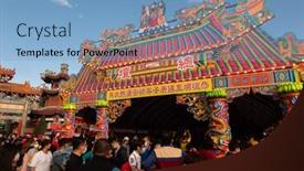  Presentation with dedication - Colorful theme enhanced with puli-township-taiwan-december-6th backdrop and a light blue colored foreground