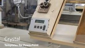  Presentation with testing - Slides consisting of pull-testing-machine-to-measure background and a  colored foreground