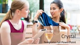  Presentation with clothing - PPT layouts consisting of pulls it from the bag background and a  colored foreground