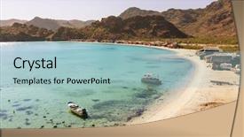  Presentation with california - Amazing presentation having pulmo - baja california beach backdrop and a light blue colored foreground