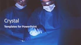  Presentation with kidney surgery - Audience pleasing PPT theme consisting of pulmonary - cropped picture of scalpel taken backdrop and a ocean colored foreground