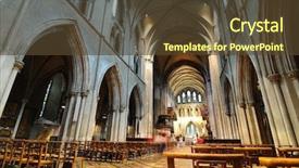  Presentation with dublin - Beautiful presentation featuring christian pulpit - st patrick's cathedral in dublin backdrop and a tawny brown colored foreground