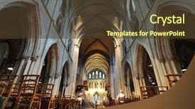  Presentation with dublin - Cool new presentation with christian pulpit - st patrick's cathedral in dublin backdrop and a tawny brown colored foreground