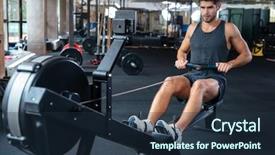  Presentation with exercise kids kid doing fitness - Cool new PPT layouts with pulse lazer - fitness man doing exercise backdrop and a  colored foreground