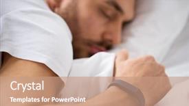  Presentation with iot agriculture technology concept man - PPT layouts having pulse lazer - people technology and rest concept background and a  colored foreground