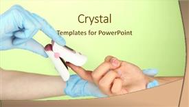  Presentation with pulse - Slide deck enhanced with pulse oximeter used to measure background and a white colored foreground