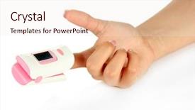 Presentation with pulse - PPT theme enhanced with pulse oximeter used to measure background and a  colored foreground