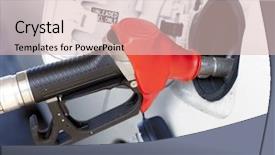  Presentation with tank - Slide set featuring pumping gas background and a lemonade colored foreground